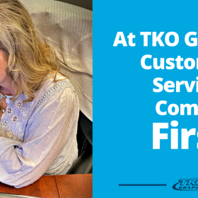 At TKO Graphix Customer Service Comes First